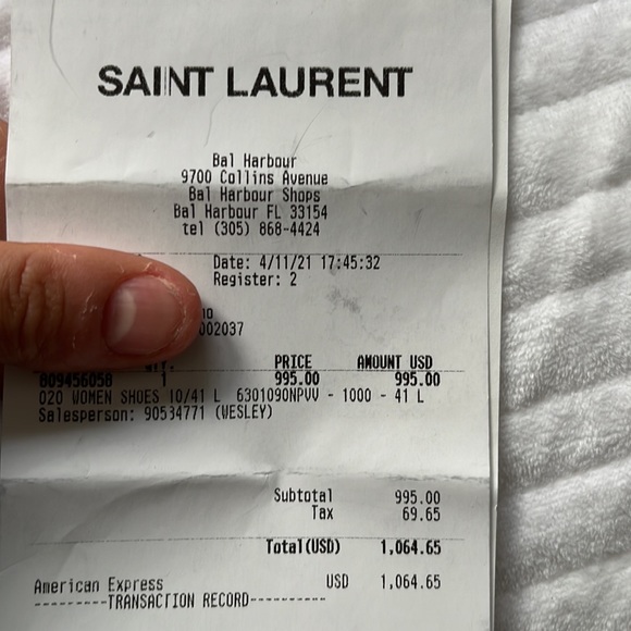 Saint Laurent Black Strappy Heels - Picture 9 of 9